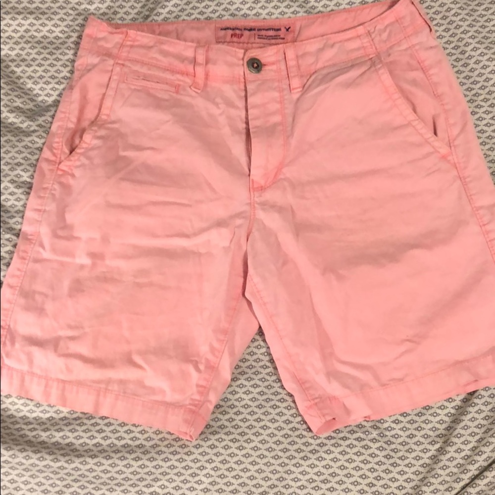 American Eagle Neon Pink Shorts (32)
